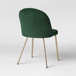 2pk Nils Brass Base Dining Chair Velvet Forest Green - Threshold™ 7 2pk Nils Brass Base Dining Chair Velvet Forest Green - Threshold™ -Home Living GUEST 523e0936 3dd9 4413 a50b 024e87508745
