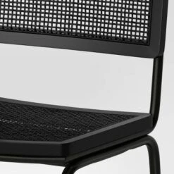 Errol Cane And Wood Dining Chair With Metal Legs Black - Threshold™ -Home Living GUEST 5279fd2d 6540 4b0a 9d4f b9e7a5700f6d