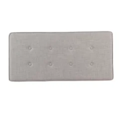 Shelton Tufted Top Storage Ottoman - Gray - Threshold™: Upholstered Rectangular Furniture With Lid -Home Living GUEST 531fb74a 8194 4466 a876 1c7cffa815ac