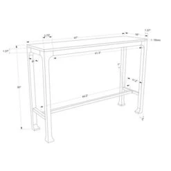 Belmont Shore Curved Foot Console Table Natural - Threshold™ Designed With Studio McGee Assembly Required -Home Living GUEST 53d7fc2b 7c70 4352 8409 bb87d790dfd8