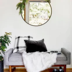 Verken Mid Century Modern Settee Bench - Threshold™ -Home Living GUEST 53e43629 fa4d 4f8e b805 dc6a74a97c71