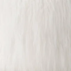 Holley Mongolian Fur/Wood Ottoman Cream - Threshold™: Padded, No Assembly, Plywood Frame -Home Living GUEST 5468e02d de98 47c9 8b3f 6e469b083b13