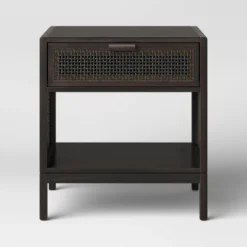 Minsmere Caned Accent Table With Drawer - Threshold™ 9 Minsmere Caned Accent Table With Drawer - Threshold™ -Home Living GUEST 55c3e48d 7647 4046 9262 e88d66a83051