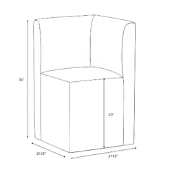 Cora Dining Corner Chair - Threshold™ -Home Living GUEST 55fe889b 4291 48aa 81c8 c0cf55635777