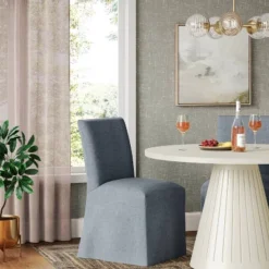Kay Slipcovered Dining Chair - Threshold™ -Home Living GUEST 5833eb6d eb6f 417b 963d ce8ffb564eef