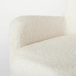 Kessler Swivel Accent Chair Cream Faux Shearling - Threshold™ Designed With Studio McGee: Luxury Glam Furniture, No Assembly Required 9 Kessler Swivel Accent Chair Cream Faux Shearling - Threshold™ Designed With Studio McGee: Luxury Glam Furniture, No Assembly Required -Home Living GUEST 589b95a8 9cd6 4fca 8a9f 2a72250ce8c5