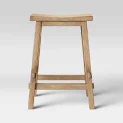Halifax Farmhouse Wood Counter Height Barstool - Threshold™ -Home Living GUEST 5a0c1d55 09cd 4cb0 bf89 3817cf928574