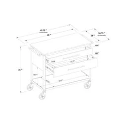 Derry Stone Top Mixed Material Kitchen Island Brown - Threshold™: Solid Hardwood, Storage, Wheels 5 Derry Stone Top Mixed Material Kitchen Island Brown - Threshold™: Solid Hardwood, Storage, Wheels -Home Living GUEST 5c154903 97ae 4ad2 863b fa3bbc2af93f