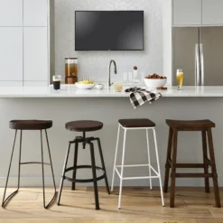 Lewiston Adjustable Swivel Barstool - Threshold -Home Living GUEST 5c2ad5e6 21b1 408f b694 ea2408655584