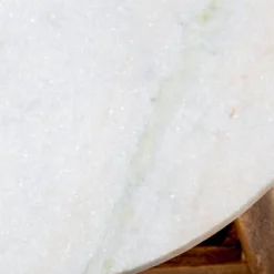 Lanham Marble Top Side Table Brown - Threshold™ -Home Living GUEST 5ed009c0 0f0b 4e50 9b3c 2dced235f4f9