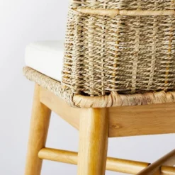 Juniper Woven Dining Chair With Cushion Natural - Threshold™ Designed With Studio McGee 11 Juniper Woven Dining Chair With Cushion Natural - Threshold™ Designed With Studio McGee -Home Living GUEST 61576adc 2b4b 4203 a94f 5e0e5d4bcc2f