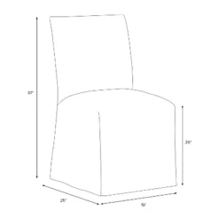 Kay Slipcovered Dining Chair - Threshold™ -Home Living GUEST 62f7278a fd0a 4f86 acaf 396263d6f4db