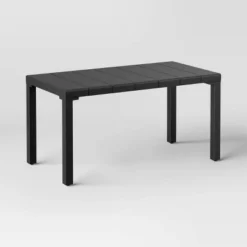 Metal Beech Rust And UV-Resistant Outdoor Patio Coffee Table Matte Black - Threshold™ -Home Living GUEST 630a6a72 16f5 42b7 bfbf 1b453cd86e61