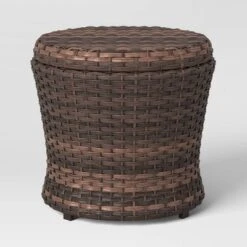 Halsted 5pc Wicker Small Space Patio Furniture Set - Threshold -Home Living GUEST 6365b724 e195 4ec0 829a 4e2251684c3a