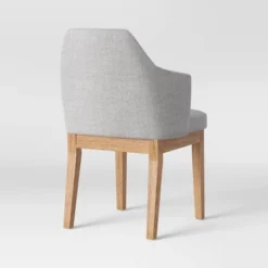 Kinston Curved Back Upholstered Dining Chair - Threshold™ -Home Living GUEST 648f36ae 8a7b 4811 b1c6 b5846b9c3e4b