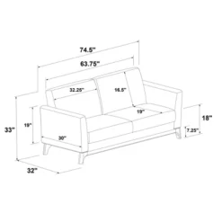 Middlefield Wood Base Sofa - Threshold™ -Home Living GUEST 649c5856 6288 4bbb bed8 c0723d8359d6
