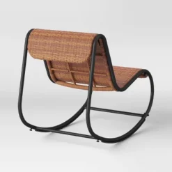 Wexler Wicker Rocking Chair - Black - Threshold™ -Home Living GUEST 674c4ead 3e78 4e84 ae15 1346e9637109