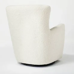Kessler Swivel Accent Chair Cream Faux Shearling - Threshold™ Designed With Studio McGee: Luxury Glam Furniture, No Assembly Required 8 Kessler Swivel Accent Chair Cream Faux Shearling - Threshold™ Designed With Studio McGee: Luxury Glam Furniture, No Assembly Required -Home Living GUEST 690f2370 fdfd 4cee a9b5 8e6bfd0ff4b0