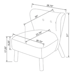 Sculpted Faux Shearling Accent Chair Cream - Threshold™ Designed With Studio McGee -Home Living GUEST 6cce5bcf 1c60 4d1a be28 f6d5e9c9ce77