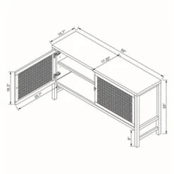 Palmdale Woven Door Console Natural - Threshold™ Designed With Studio McGee -Home Living GUEST 6d225f38 58c8 4d6f a350 e4de6fff4cf2 1
