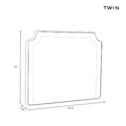 Twin Charlie Notched Border Stick-on-the-Wall Dorm Headboard USB - Threshold™ -Home Living GUEST 6d3c46ed 013a 4789 90a5 8734f4d8c835 1