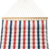 11.5' Pillowtop Outdoor Fabric Hammock Twill Stripe Red/Blue/White - Threshold™