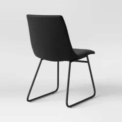 2pk Bowden Faux Leather Dining Chairs - Threshold™ -Home Living GUEST 6e271814 40b8 41e0 9d84 f0558923b164