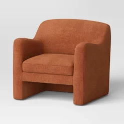 Maldone Curved Upholstered Accent Chair - Threshold™ -Home Living GUEST 6fe983be 645e 433d 85ab 723bf912e388
