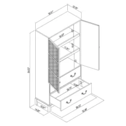 Brandeis Woven Cabinet Brown - Threshold™ Designed With Studio McGee -Home Living GUEST 707bd53d 9cc8 4d72 96d2 6474dbf4e472