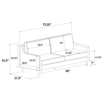 Prescott Slope Arm Sofa - Threshold™ 6 Prescott Slope Arm Sofa - Threshold™ - Image 6