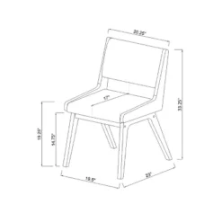 Holmdel Mid-Century Dining Chair Beige - Threshold™ -Home Living GUEST 7433d1be c10c 46ac b1b8 270decced24b