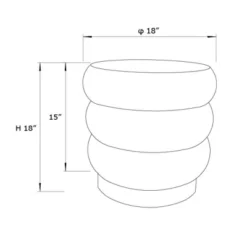 Clarkdale Channel Tufted Ottoman With Wood Base - Threshold™ Designed With Studio McGee -Home Living GUEST 7621a4fb 13fc 40b5 8a63 c059333f64cb