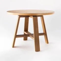 42" Linden Round Wood Dining Table - Threshold™ Designed With Studio McGee -Home Living GUEST 76f39d84 a190 4b52 8dd9 493baf78d72a