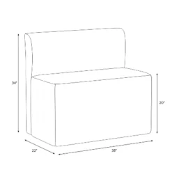 38" Cora Dining Banquette - Threshold™ 17 38" Cora Dining Banquette - Threshold™ -Home Living GUEST 77382477 ef24 4d49 95e9 99f947996c2e