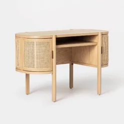 Portola Hills Caned Desk - Threshold™ Designed With Studio McGee -Home Living GUEST 77c2ae13 4eec 409e 88c2 ef27cfa043aa