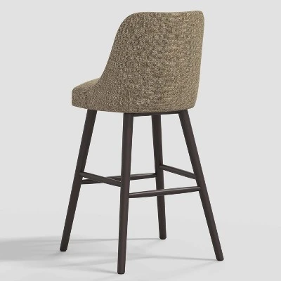 Geller Modern Textured Linen Counter Height Barstool - Threshold™ 4 Geller Modern Textured Linen Counter Height Barstool - Threshold™ - Image 4