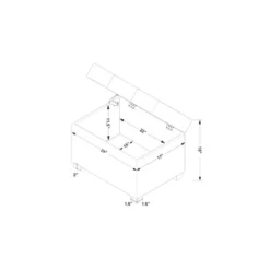 Essex Single Storage Ottoman - Threshold™ -Home Living GUEST 7daf8fb7 ace4 4731 8dd9 6933718d7b73