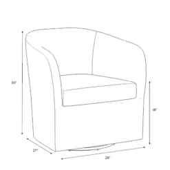 Rhea Swivel Chair In Boucle - Threshold™ -Home Living GUEST 7e525c19 07ed 47f0 ad70 4de43755d9e4