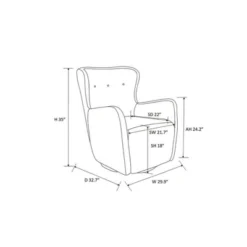 Kessler Swivel Accent Chair Cream Faux Shearling - Threshold™ Designed With Studio McGee: Luxury Glam Furniture, No Assembly Required 11 Kessler Swivel Accent Chair Cream Faux Shearling - Threshold™ Designed With Studio McGee: Luxury Glam Furniture, No Assembly Required -Home Living GUEST 80530324 39e7 4c41 ab48 849b15825d7c