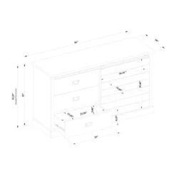 Southwick Farmhouse 3 Drawer/Shelf Dresser With Sliding Barn Door White - Threshold™ -Home Living GUEST 842f0b74 6701 41d8 b2c7 f9a18671b891