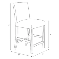 Counter Height Barstool Milano Elephant - Threshold™ -Home Living GUEST 8bb736ae 1a21 4628 9cd2 8acee2845a28