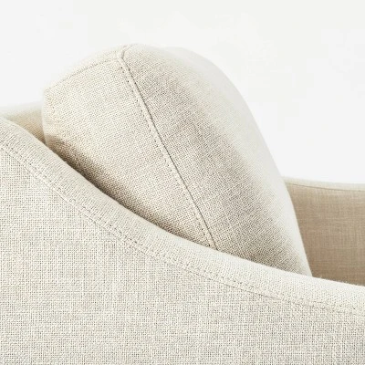 Vivian Park Upholstered Swivel Chair Cream - Threshold™ Designed With Studio McGee 4 Vivian Park Upholstered Swivel Chair Cream - Threshold™ Designed With Studio McGee - Image 4