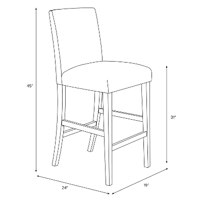 Barstool Milano Elephant - Threshold™ 6 Barstool Milano Elephant - Threshold™ - Image 6