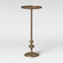 Londonberry Turned Accent Table Brass - Threshold 11 Londonberry Turned Accent Table Brass - Threshold -Home Living GUEST 9015dc52 48a8 4cd2 9191 c3c1cce8e7c2