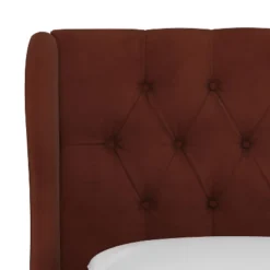 Wingback Platform Bed Velvet - Skyline Furniture -Home Living GUEST 9056210f 955a 47e0 a7a6 a46905ca425d