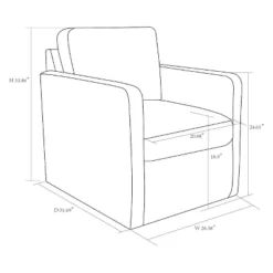 Pinetops Swivel Base Accent Chair - Threshold™ -Home Living GUEST 9122e1e1 4b4a 4722 a4d8 a5610912f064