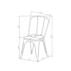 Carlisle High Back Dining Chair - Threshold -Home Living GUEST 93688a98 9090 42c0 a107 63fe605d80f1