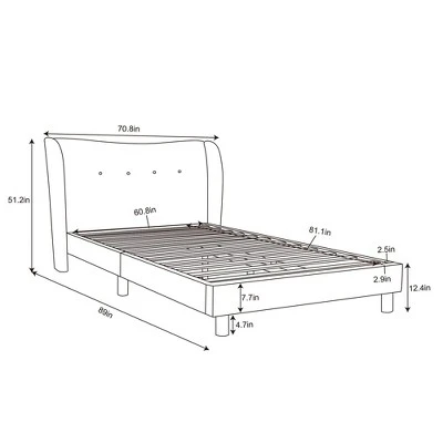 Kessler Bed In Cream Faux Shearling - Threshold™ Designed With Studio McGee 8 Kessler Bed In Cream Faux Shearling - Threshold™ Designed With Studio McGee - Image 8
