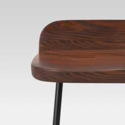 Lorton Low Back Metal Leg Wood Counter Height Barstool - Threshold™ -Home Living GUEST 95c1d095 afde 4e7d a34b 5f9ea61243a3