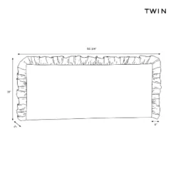 Ruffled Wall Mounted Headboard - Threshold™ Designed With Studio McGee -Home Living GUEST 961871ce e043 48de 87d4 75c9097922c6